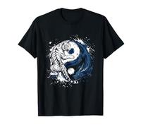 Drago Tigre Yin Yang Maglietta