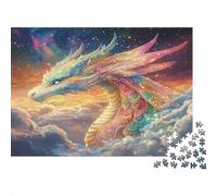 Drago, universo sciamanico Puzzle 1000Pcs Decorazione Per La Casa. Rilassamento E Intelligence Per Adulti E Bambini Da 14 Anni 70x50cm/1000pcs