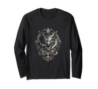 Drago Vichingo Jormungandr & Niddhogg Vikings Drago Maglia a Manica