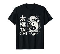 Drago Yin Yang Tai Chi Simbolo Artistico Cinese Energia Aria Maglietta