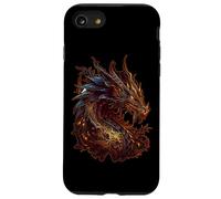 Drago Zodiaco Cinese Oroscopo Animale Stregoneria Custodia per iPhone SE (2020) / 7/8