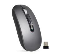 DragoBud AI Mouse wireless con registratore vocale e audio mouse Bluetooth wireless per MacBook/PC/laptop, design silenzioso, 2,4 GHz USB-C ricaricabile, scrittura AI/riassumere/tradurre ufficio e