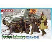 Soviet Infantry Winter 1941 1:35 Figure Plastic kit DRAGON MODELS