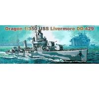 DRAGON 1/350 U.S.S. NAVE LIVERMORE KIT MODELLINO NAVE BARCA MODELLISMO STATICO