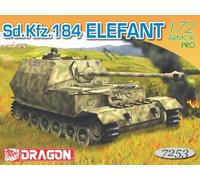 DRAGON 1/72 KIT CARRO ARMATO SD KFZ 184 ELEFANT PRO VERSION MODELLINO AUTO