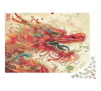 Dragon 1000Pcs Puzzle Chinese Style Classici Qualità Premium Puzzle Giochi Rilassamento E Intelligence Idea Regalo Multicolore Art Collection Regalo Donna 1000pcs (75x50cm)