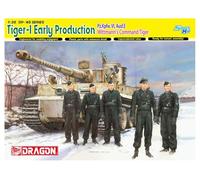 DRAGON 6730 Tiger-1 Early Prod Pz.Kpfw.VI Ausf.E Wittmann's 1:35 Smart Model Kit