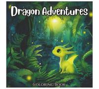 Dragon Adventures: Mystical Coloring Book For All Ages: A Magical Journey Through Fire-Breathing Beasts, Enchanted Landscapes & Epic Fantasy Realms - Perfect for Kids, Teens & Adults