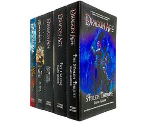 Dragon Age Series 5 Books Collection Set By David Gaider, (Dragon Age Asunder, Dragon Age The Calling, Dragon Age Last Flight, Dragon Age The Stolen Throne and Dragon Age The Masked Empire)