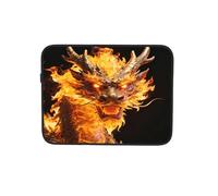 Dragon and Fire On Dark Custodia per computer portatile Notebook Computer Tablet Valigetta Borsa da trasporto per lavoro 13 pollici