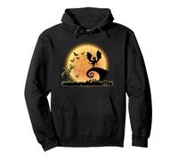 Dragon And Moon Funny Scary Halloween Costume Felpa con Cappuccio