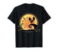 Dragon And Moon Funny Scary Halloween Costume Maglietta