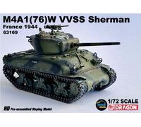 Dragon Armor 1:72 63169 M4A1 (76)W VVSS Sherman Tank, esercito degli Stati...