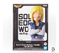Dragon Ball Android 18 SOLID EDGE FUNZIONA LA figura di partenza BANPRESTO Ne...