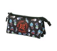 Dragon Ball Androids-Astuccio Triplo ECO, Nero, 23 x 11 cm
