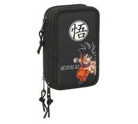 DRAGON BALL - Astuccio scuola con 37 utili inclusi, astuccio per bambini, ideale per bambini dai 5 ai 14 anni, comodo e versatile, qualità e resistenza, 12,5 x 5,5 x 19,5 cm