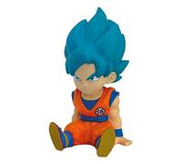 Plastoy Son Goku Super Saiyan Blue Dragon Ball Piggy Bank 18 Cm Arancione