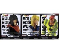 Dragon Ball Figure Android 16 17 18 SOLID EDGE FUNZIONA IL set di partenza di...