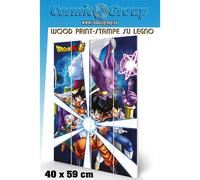70870 DRAGON BALL GOD DESTRUCTION WOOD PRINT