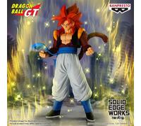 Banpresto Gogeta Super Saiyan 4 Dragon Ball GT Action Figure Solid Edge Works 20 cm BP29756P Multicolore, Figura da collezione, ideale per gli appassionati di anime