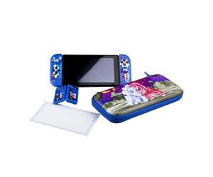 Dragon Ball - Kit/Pack accesorios Dragon Ball "Universe" ( Funda rígida, caja de juegos, grips exclusivos, carcasas rígidas para los Joy-con, protector cristal templado) - Nintendo Switch [Edizione: Spagna]