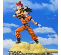 Dragon Ball S.H.Figuarts Action Figure Son Goku & Son Gohan Kid & Kintoun, 14 cm e 6 cm