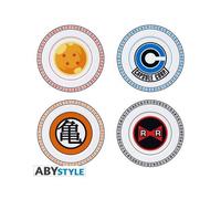 Dragon Ball Set Of 4 Plates Emblems Set Piatti ABYSTYLE