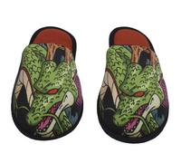 CYPBRANDS Dragon Ball - Shenron Pantofole da casa aperte, Design Shenron, Morbide, Taglia 44/45, Multicolore, Prodotto ufficiale (CyP Brands)