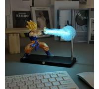 Dragon Ball Son Goku Luce notturna Anime Touch Kamehameha Luce notturna magnetica Decorazione da scrivania creativa Modello cool Regali per ragazzi