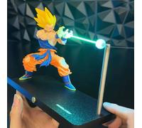 Dragon Ball Son Goku Vegeta Lampada Kamehameha Magnetica LED Notturna