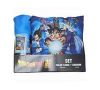 Dragon Ball Super Coperta In Pile + Cuscino Set Toei Animation