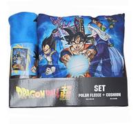 Dragon Ball Super Coperta In Pile + Cuscino Set Toei Animation