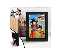 Dragon Ball Super Cornice Kraft Nera Papà Sayan 15 x 20 Cm Abystyle