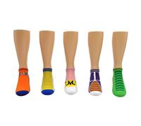 Dragon Ball Super Cosplay 5 Paio Confezione Bassi Calzini, 5-Pack, Taglia Unica