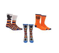 Dragon Ball Super Goku Kame Kamehameha Anime 3 Pack Di Calzini A Righe