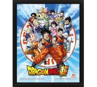 Dragon Ball Super Group - Quadro Immagine 3D Lenticular