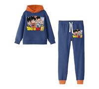 Dragon Ball Super Main Characters Screenshot - Set da 2 felpa con cappuccio e pantaloni da jogging da ragazzo, Schermata di Dragon Ball, 6