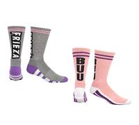 Dragon Ball Super Majin Buu E Frieza Anime 2 Pack Di Calzini A Righe