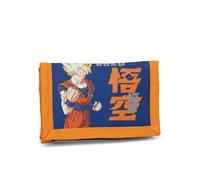 DRAGON BALL SUPER - Portafoglio Ufficiale Dragon Ball con Pratica Chiusura in Velcro, Tasca Esterna e Scomparti Interni, Idea Regalo Bambini e Ragazzi