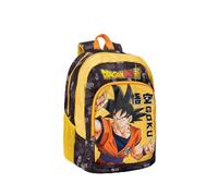 DRAGON BALL SUPER - Zaino Scuola Ufficiale Dragon Ball, con 2 Ampi Scomparti, Tasca Frontale, 2 Tasche Laterali in Rete, Spallacci Imbottiti, Retro e Fondo Termoformati, Chiusure a Zip, 32x43Hx23cm
