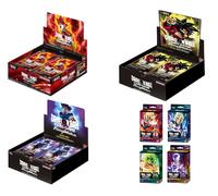 DRAGON BALL TCG Box FUSION WORLD FB02 + FB03 + FB04 + 4X STARTER DECK English