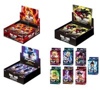 DRAGON BALL TCG Box FUSION WORLD FB02 + FB03 + FB04 + 7X STARTER DECK English