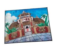 SD TOYS - Tappeto interno - Tenkaichibudokai Dragon Ball - Misure 80 x 60 cm