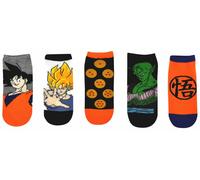 Dragon Ball Z 5 Paia Di Calzini Bassi, Una Taglia