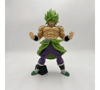 Dragon Ball Z Broly Super Saiyan guerriero potente statuetta capelli verdi 23 cm