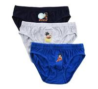 Dragon Ball Z, Set di 3 slip da ragazzo, blu, 4-5 Anni