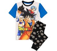 Dragon Ball Z Super Pigiama Ragazzi Goku Anime Black T-Shirt Pantaloni Pjs 13-14 Anni
