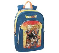 DRAGON BALL - Zaino Con Trolley Staccabile e Regolabile in Altezza, con Manico e Spallacci a Scomparsa, Ampio Vano e Tasca Frontale a Zip - Bambina e Bambino Zaino Scuola 32x52hx23 cm