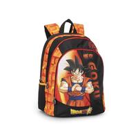 Franco Cosimo Panini Zaino Scuola Trolley Dragon Ball – 2 scomparti, tasca frontale, Nero-Arancione