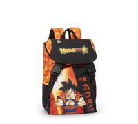 DRAGON BALL SUPER - Zaino Scuola Ufficiale Dragon Ball Super, Zaino Bambini, 2 Ampi Spazi Centrali, Tasche Frontali e Laterali, Spallacci Regolabili e Imbottiti, Schienale Imbottito, 29x41hx13,5 cm